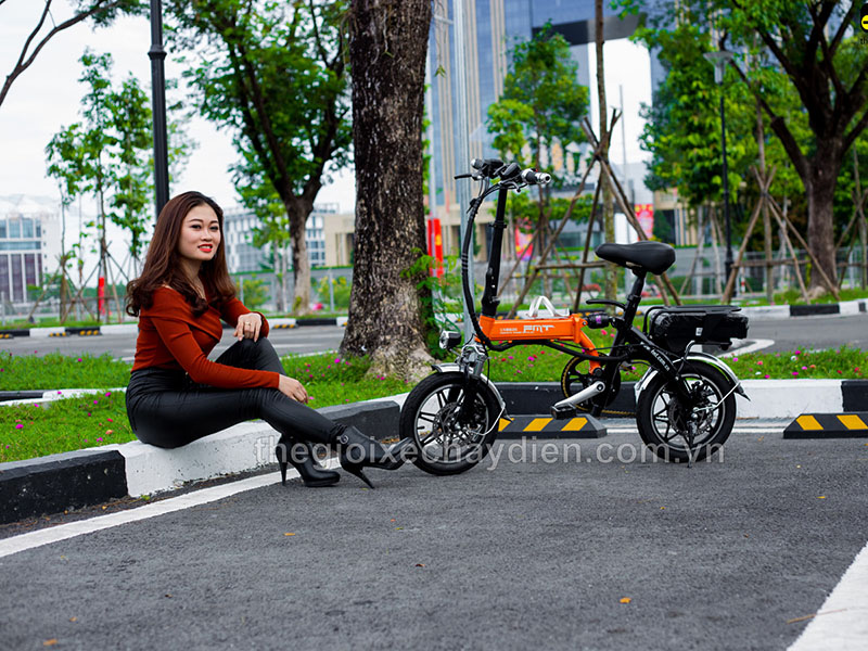 Xe đạp điện gấp FMT nhập khẩu Quảng Ninh 
