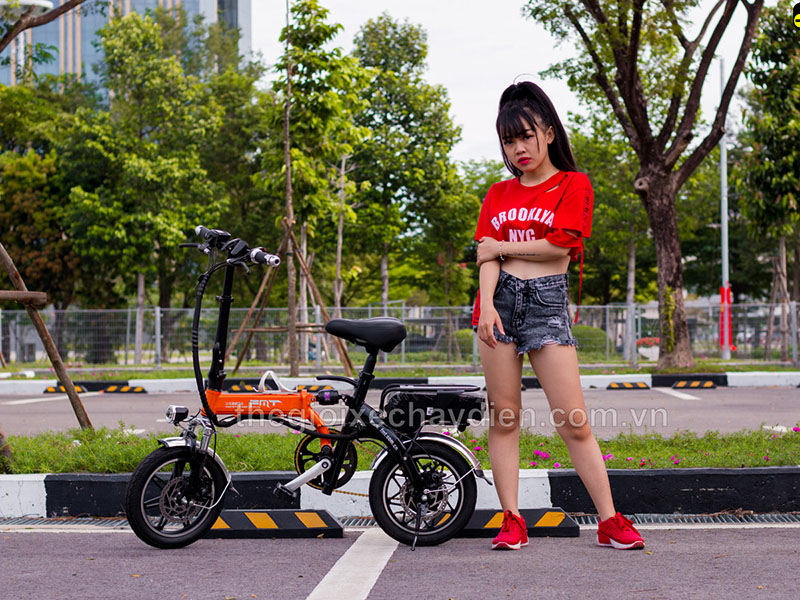 Xe đạp điện gấp FMT nhập khẩu Bình Thuận 