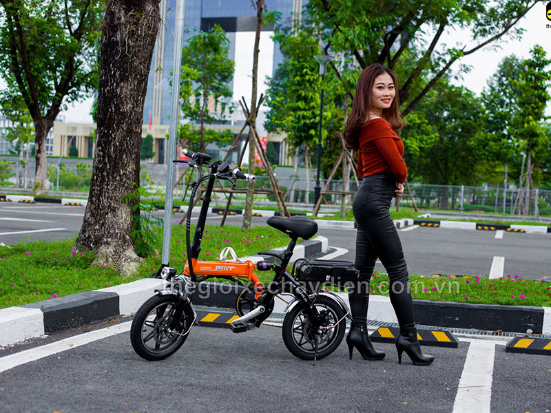 Xe đạp điện gấp FMT nhập khẩu Hoàng Mai 