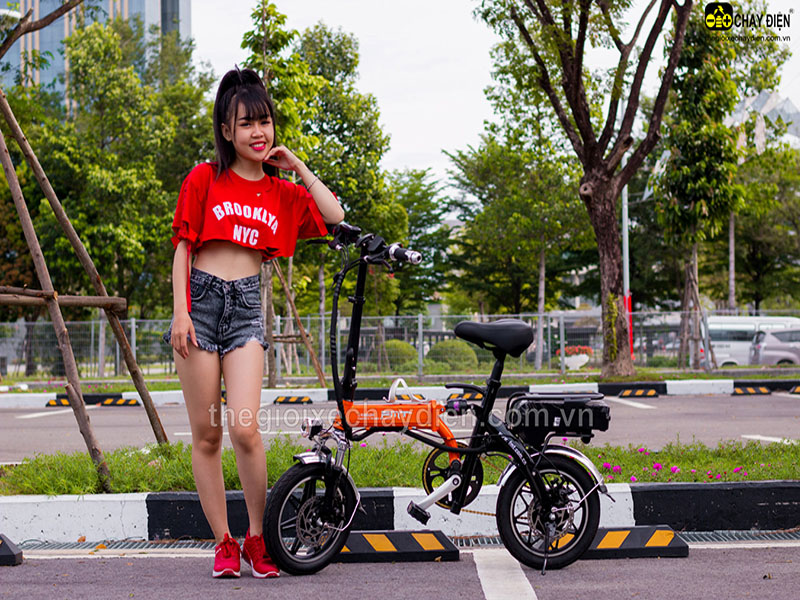 Xe đạp điện gấp FMT nhập khẩu Tuyên Quang 