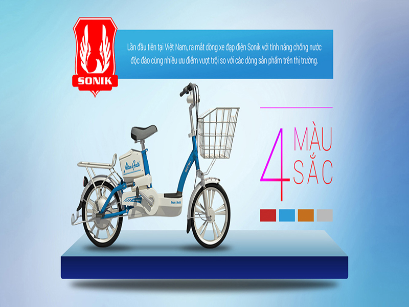 Xe đạp điện Sonik nhập khẩu Hải Dương