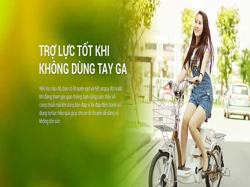 Xe đạp điện Sonik nhập khẩu Khánh Hòa
