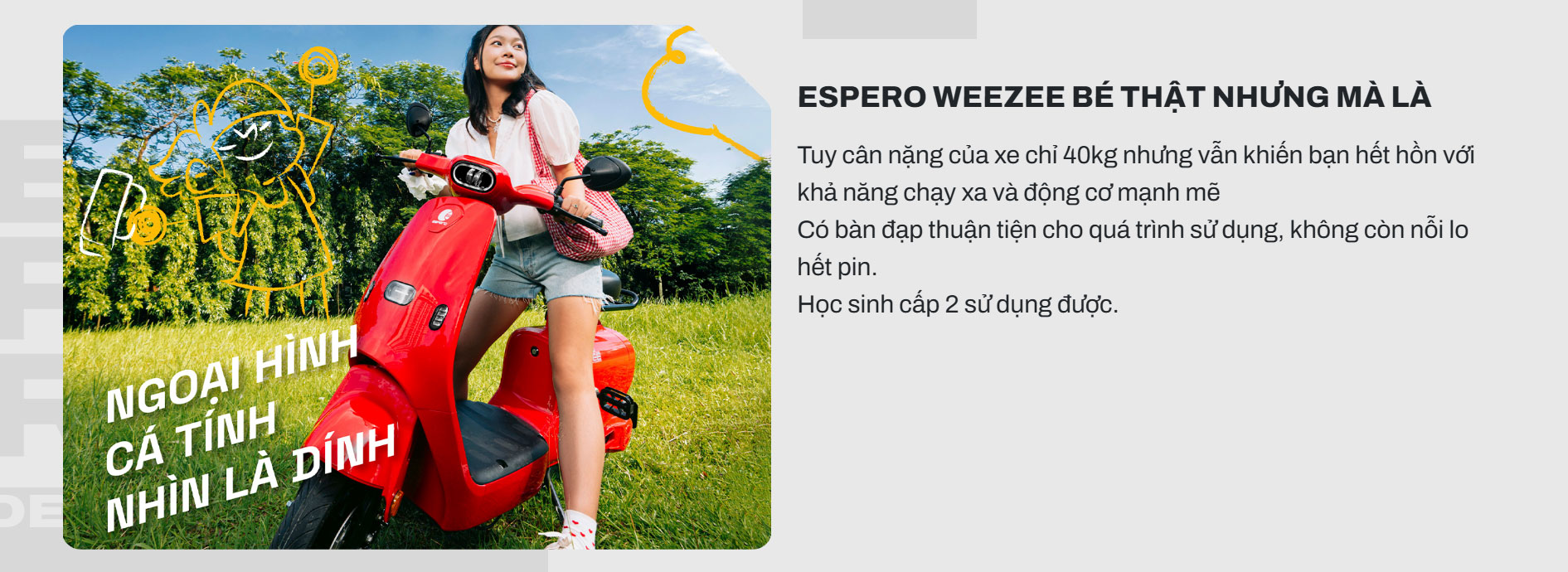 Xe đạp điện Espero WEEZEE