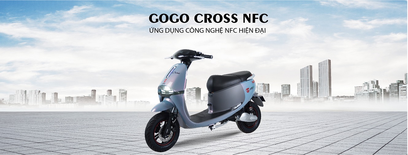 Xe máy điện JVC GOGO CROSS NFC