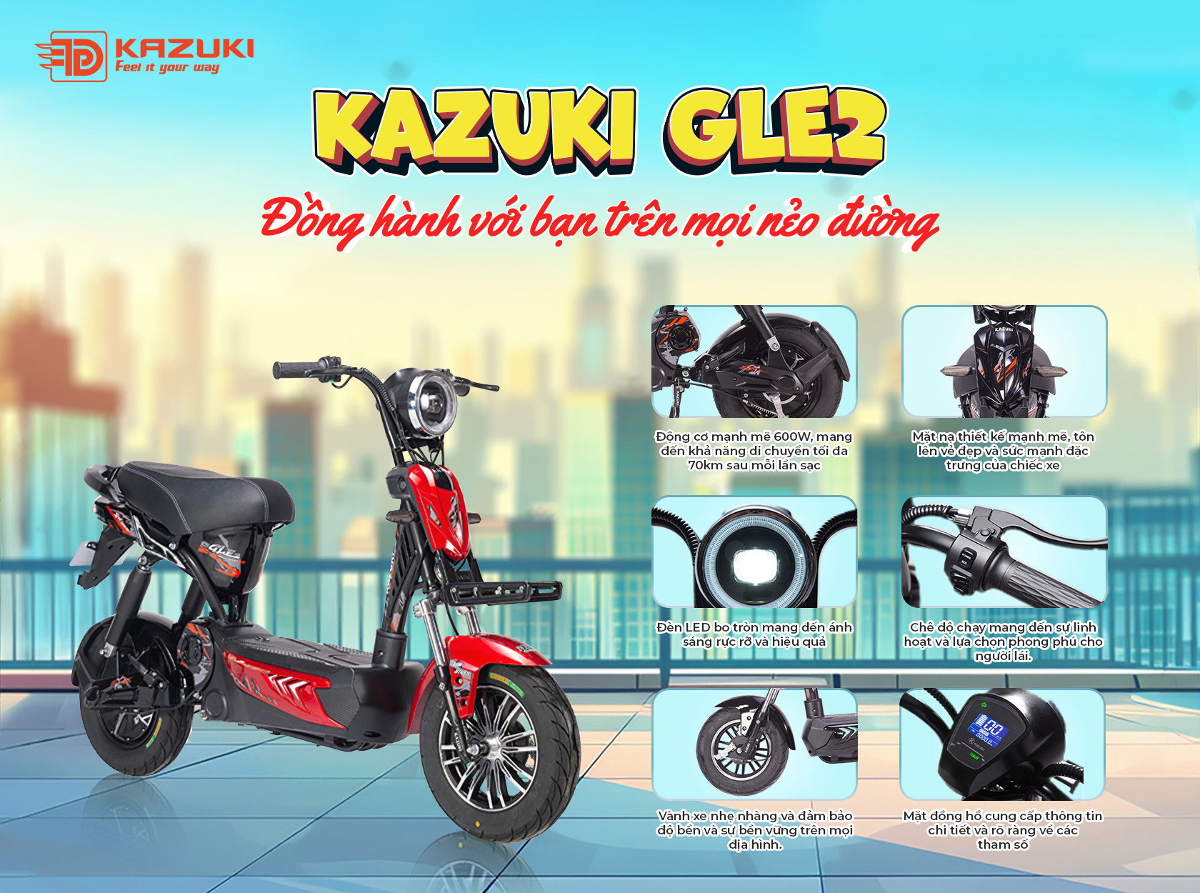 Xe điện KAZUKI GLE2