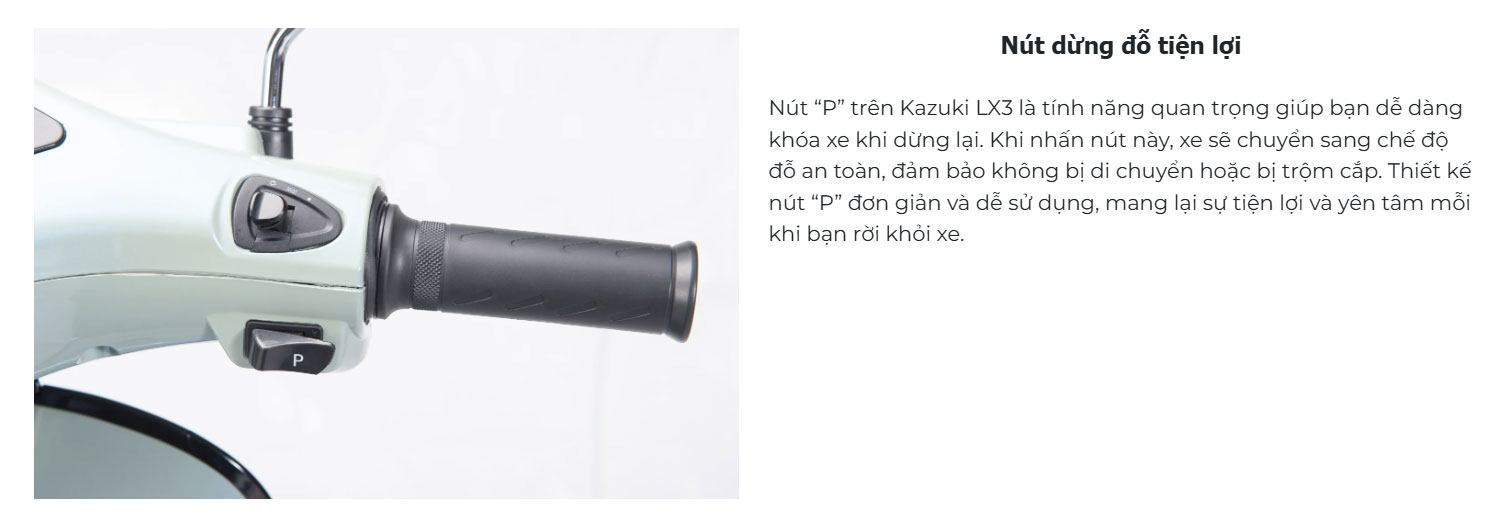 Xe máy điện KAZUKI LX3