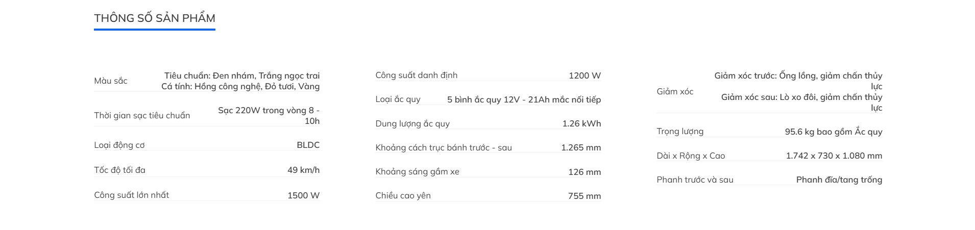 Xe máy điện VinFast Motio