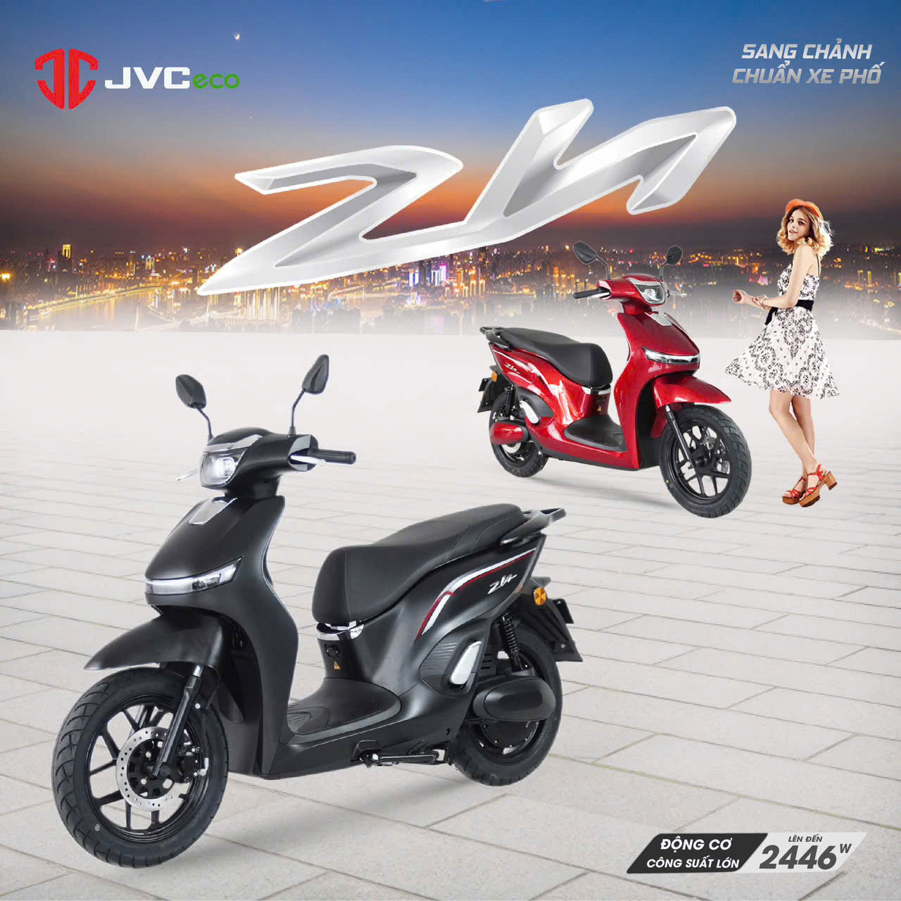 Xe máy điện JVC ZH
