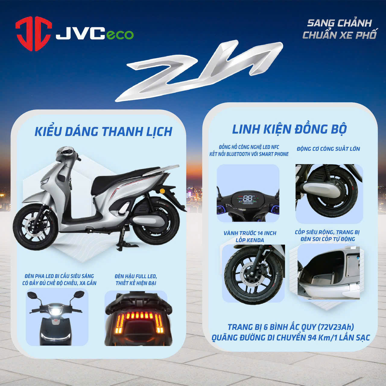 Xe máy điện JVC ZH