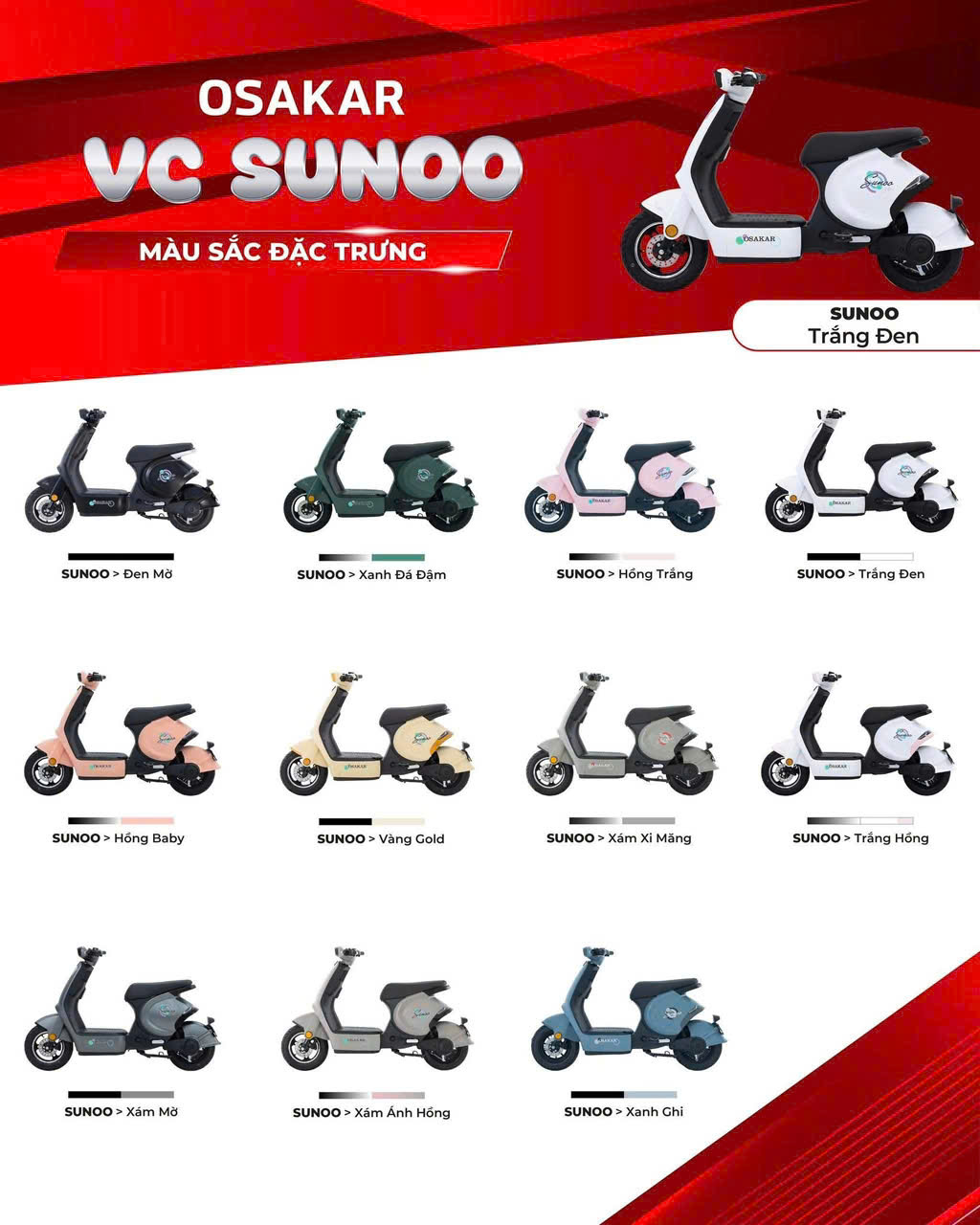 Xe điện Osakar VC SUNOO