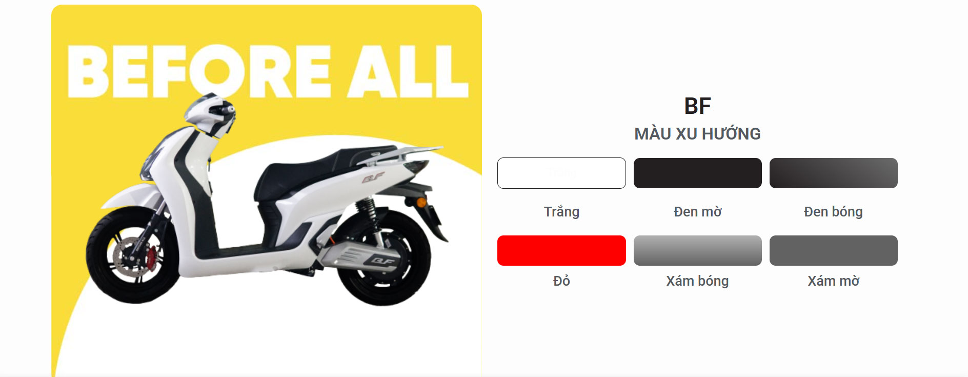 Xe máy điện Before All BF