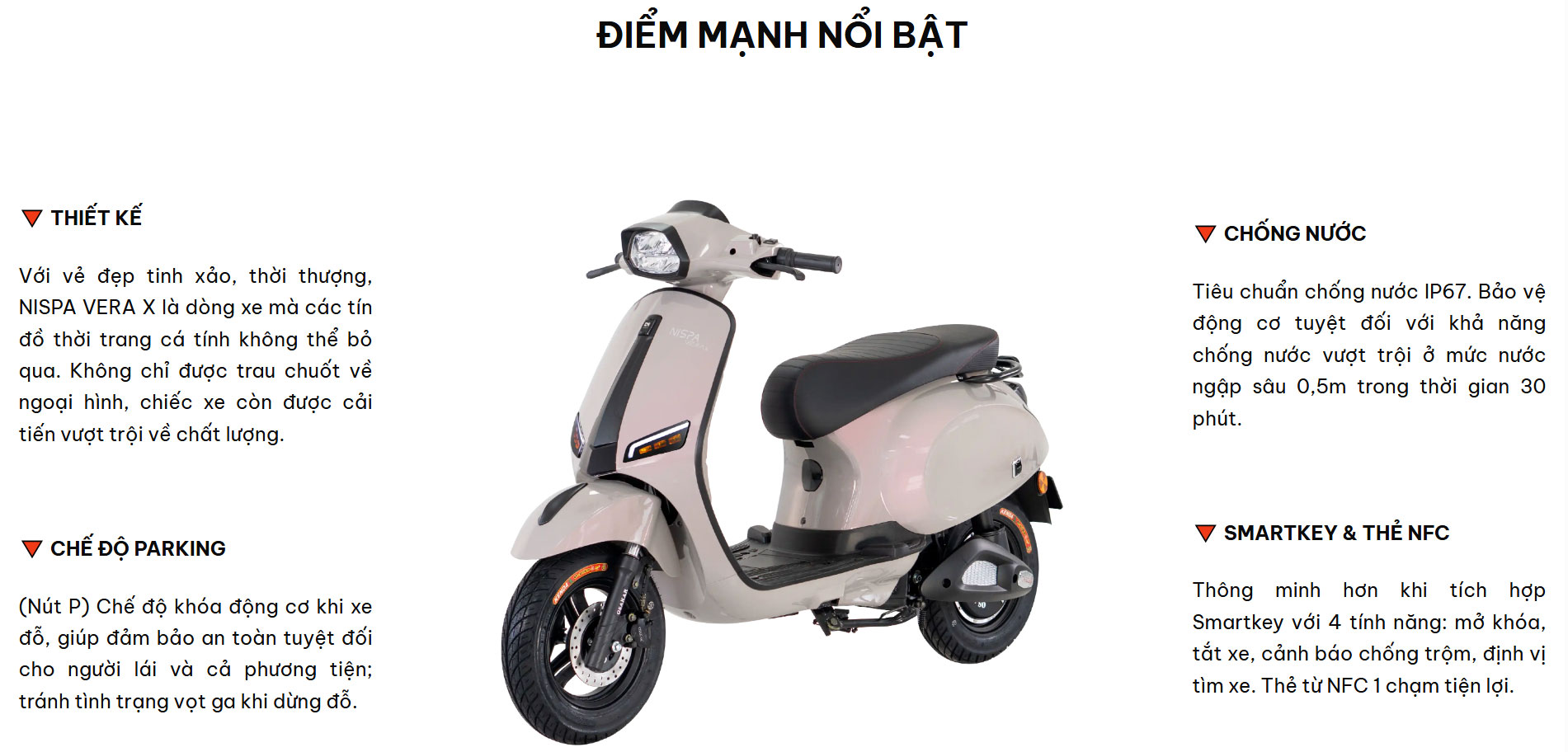 Xe máy điện NISPA VERA X