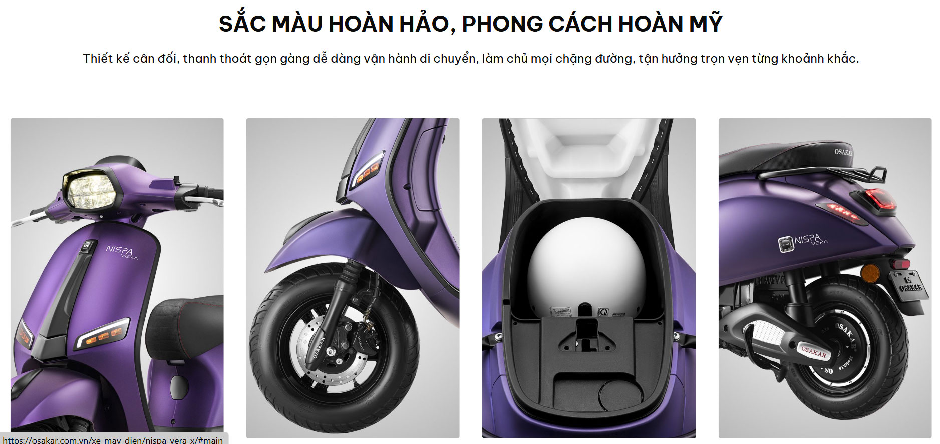 Xe máy điện NISPA VERA X