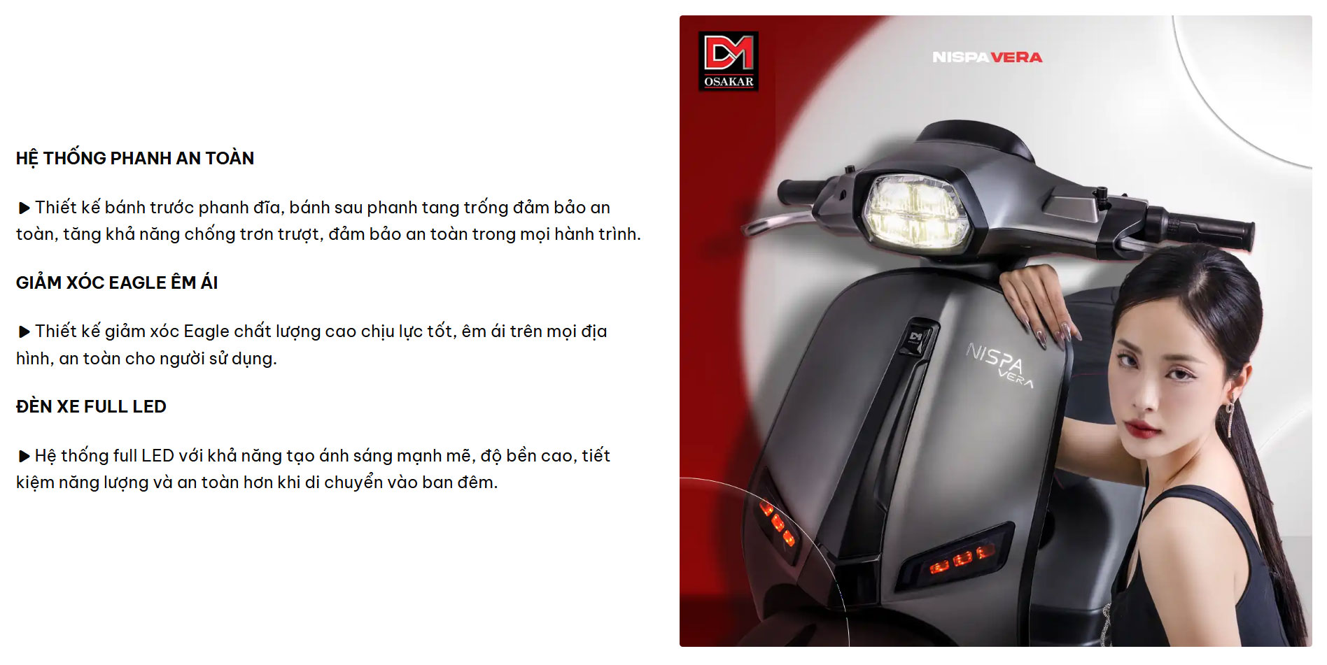 Xe máy điện NISPA VERA X
