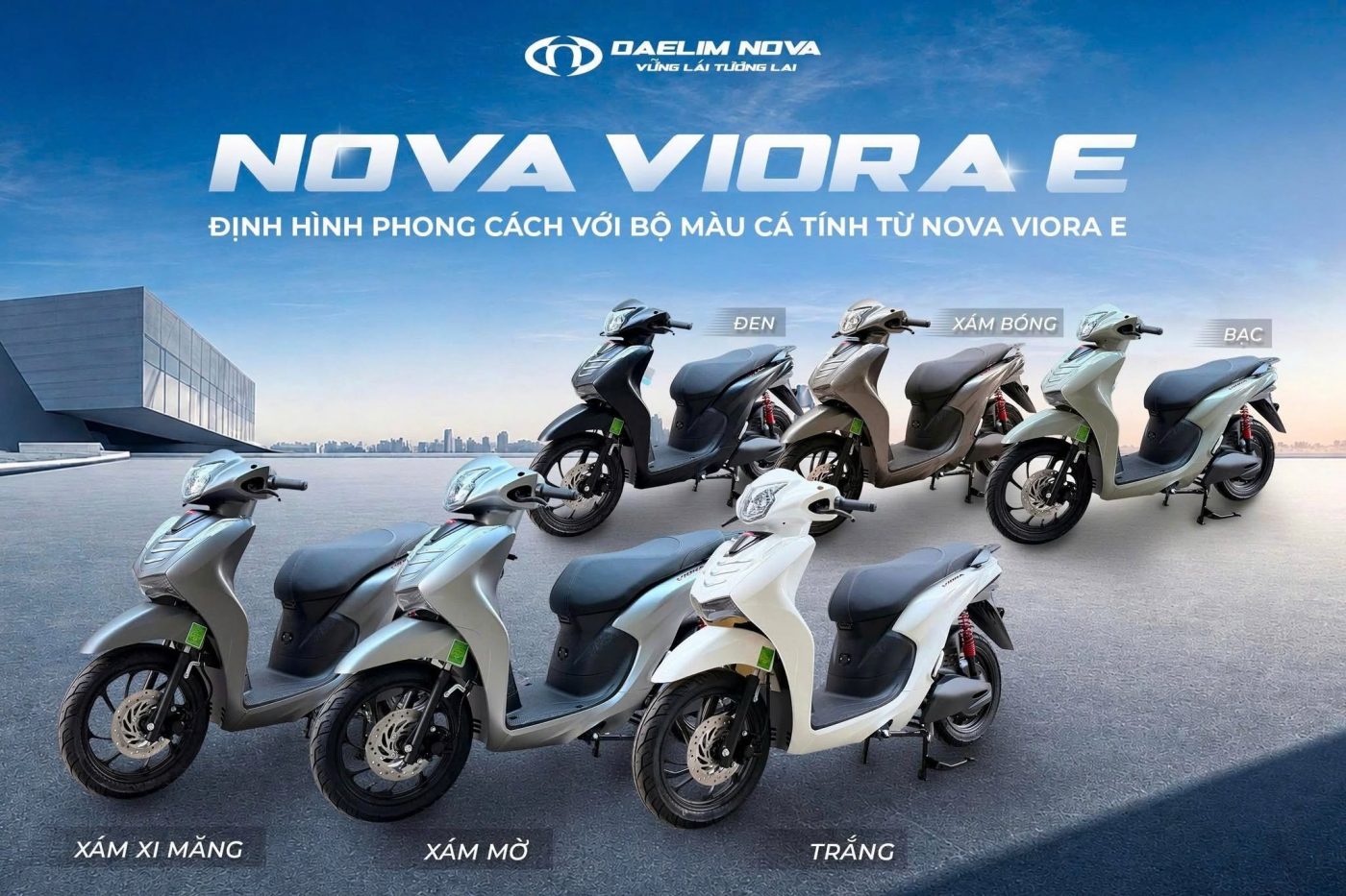 Xe máy điện Nova Viora E