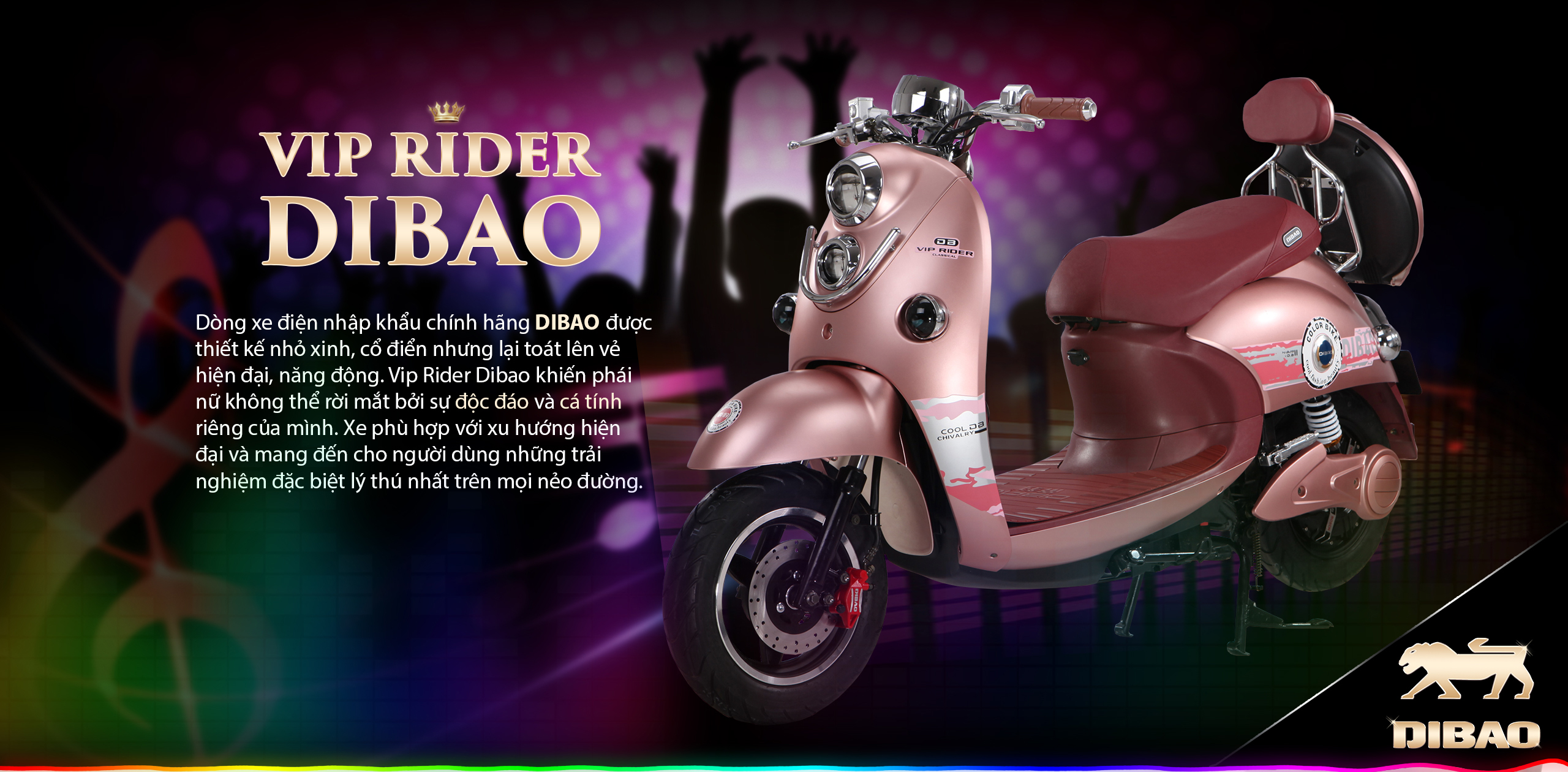 Xe máy điện Dibao Vip Rider