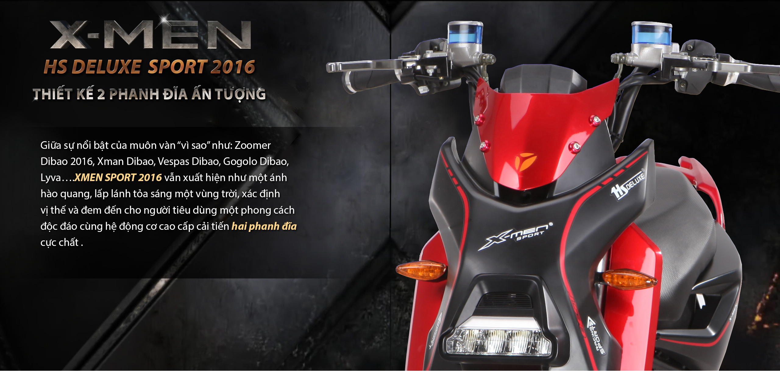 Xe máy điện Xmen Sport 2016