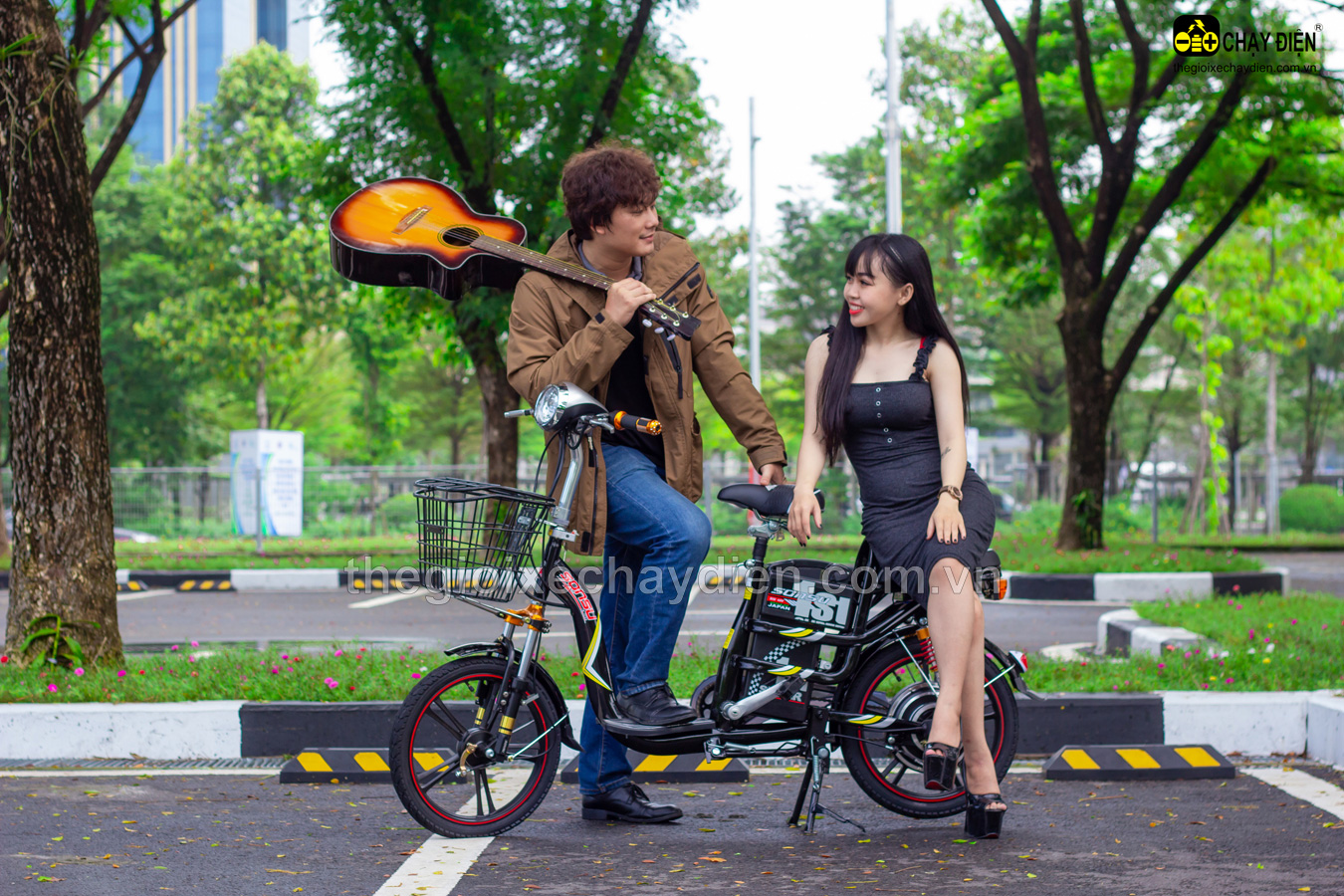 Xe đạp điện Sonsu nhỏ gọn, dáng vẻ hiện đại, thời trang