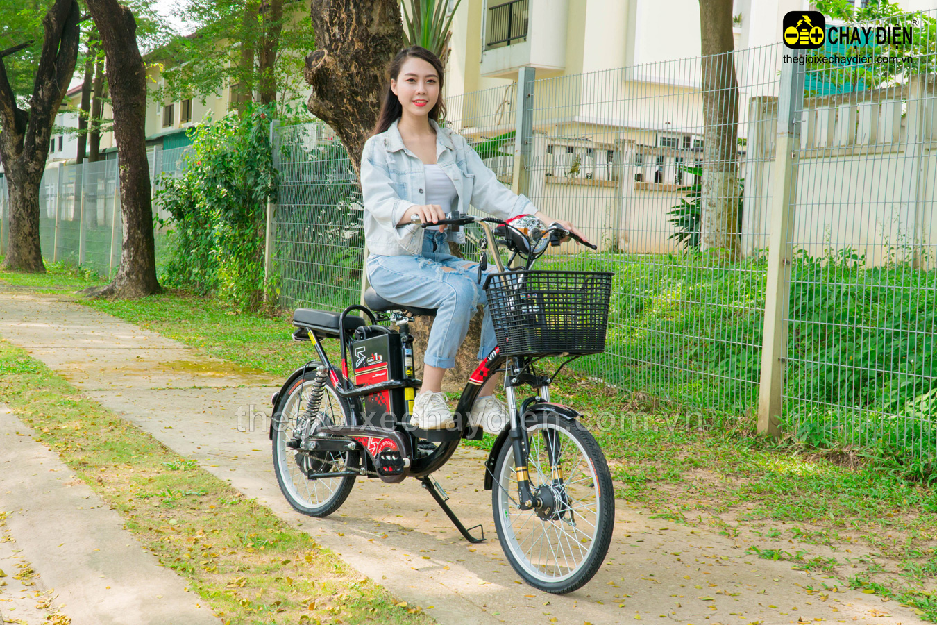 Xe đạp điện Vnbike V1 22inch Plus