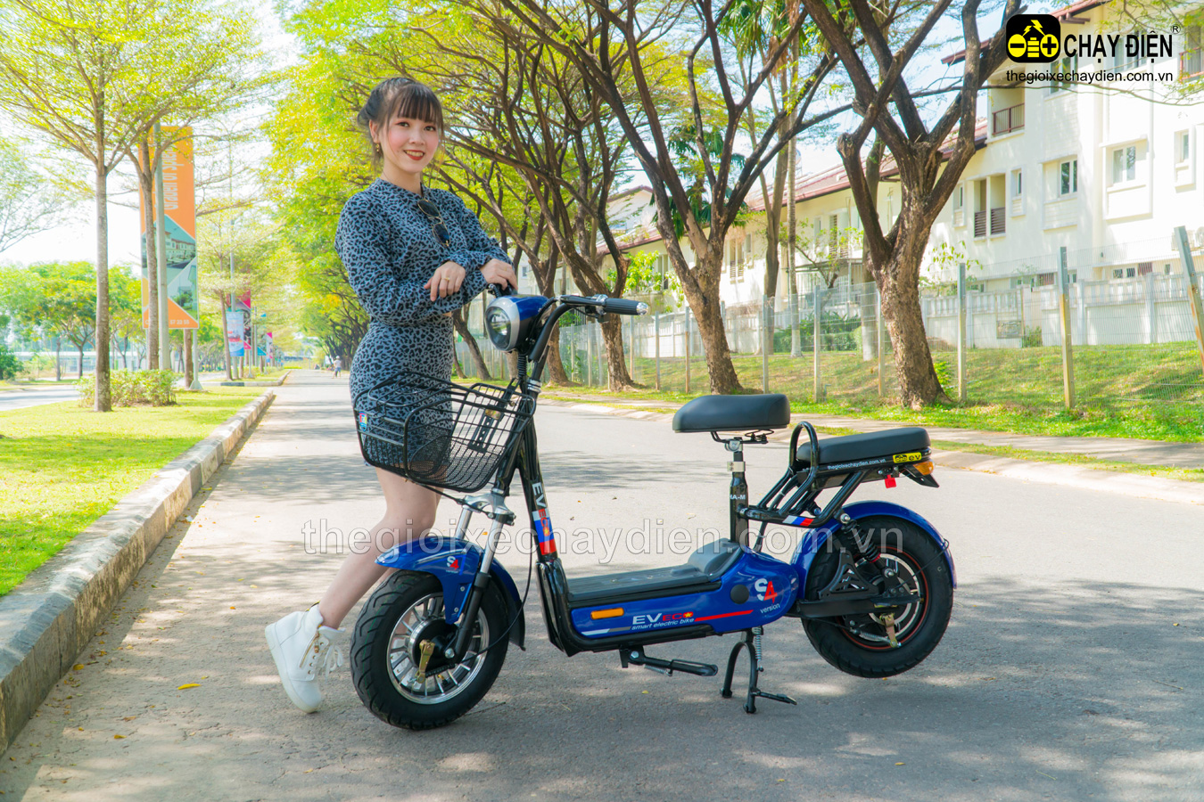 Xe đạp điện EV S4- chiếc xe dành riêng cho cô nàng dưới 1m50