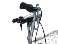 tay ga Xe đạp điện Bmx Inox 18 inch