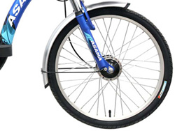 Bánh trước Xe đạp điện Asama EBK-002R Pin LIPO với vành tắm cổ điển
