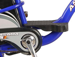 Để chân Xe đạp điện Asama EBK SH1801 với khoảng cách phù hợp