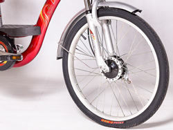 bánh trước Xe đạp điện Draca SS22 với vành tắm nhôm