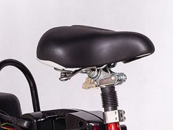 Yên trước Xe đạp điện Draca SS22 với thiết kế cổ điển