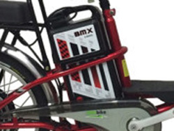 Bình ắc quy Xe đạp điện Bmx inox màu 50% vành 20inch cung cấp năng lượng cho chiếc xe