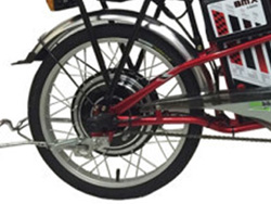 Động cơ Xe đạp điện Bmx inox màu 50% vành 20inch và bánh sau