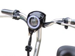 Đèn pha Xe đạp điện Đào Khôi DKbike Emmy với bóng led hiện đại