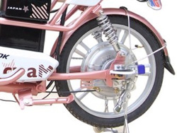 Bánh sau và động cơ Xe đạp điện Đào Khôi DKbike Emmy