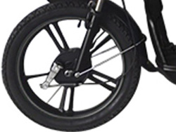 bánh trước Xe đạp điện Anbico Ap1750 với vành dúc 18inch