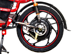 Động cơ Xe đạp điện Bmx Beauty 2 được đặt ở tâm bánh sau