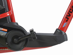 Để chân xe đạp điện JVC eco 01 với thiết kế nhỏ gọn
