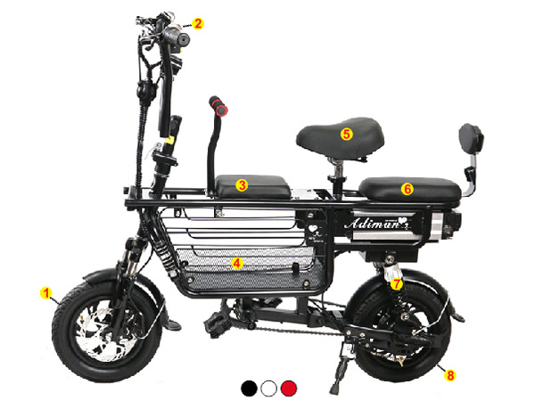 Xe đạp điện Adiman X1 48V-10A