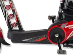Để chân Xe đạp điện Nike Bike City 10X với khoảng cách phù hợp