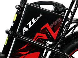 Hộp bình Xe đạp điện AZI Bike 18 inch với team nước phủ bóng