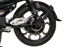 Động cơ Xe đạp điện Kazuki DTP R2 được đặt ở tâm bánh sau