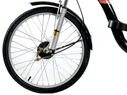 Bánh trước Xe đạp điện Vnbike V1 22inh với vành tắm truyền thống
