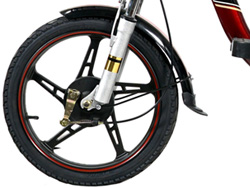 Bánh trước Xe đạp điện Vnbike V1 18inh với vành đúc hợp kim