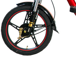 Bánh trước Xe đạp điện Vnbike V1 18inch Plus với vành đúc hợp kim