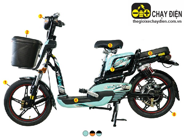 Xe đạp điện Vnbike V3 Plus Limited