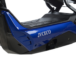Để chân Xe máy điện JVC eco Jeek No.1 với khoảng cách phù hợp